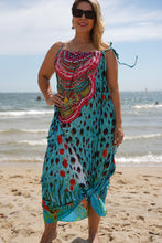 Load image into Gallery viewer, Drawstring Dress Fuchsia Necklace
