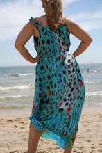 Load image into Gallery viewer, Drawstring Dress Fuchsia Necklace
