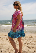 Load image into Gallery viewer, Cold Shoulder Dress Pink Passion
