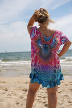 Load image into Gallery viewer, Cold Shoulder Dress Pink Passion
