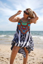 Load image into Gallery viewer, Zebra Ikat T.Back
